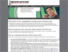 Tablet Screenshot of employeradvocates.com